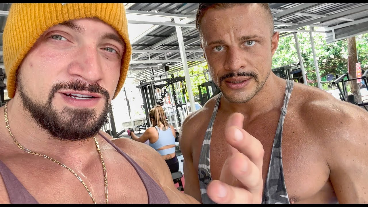 Bledschmatz beim Busentraining - mit´m ZIEGL JOHANN im Oldschool Gym! Thailand Vlog
