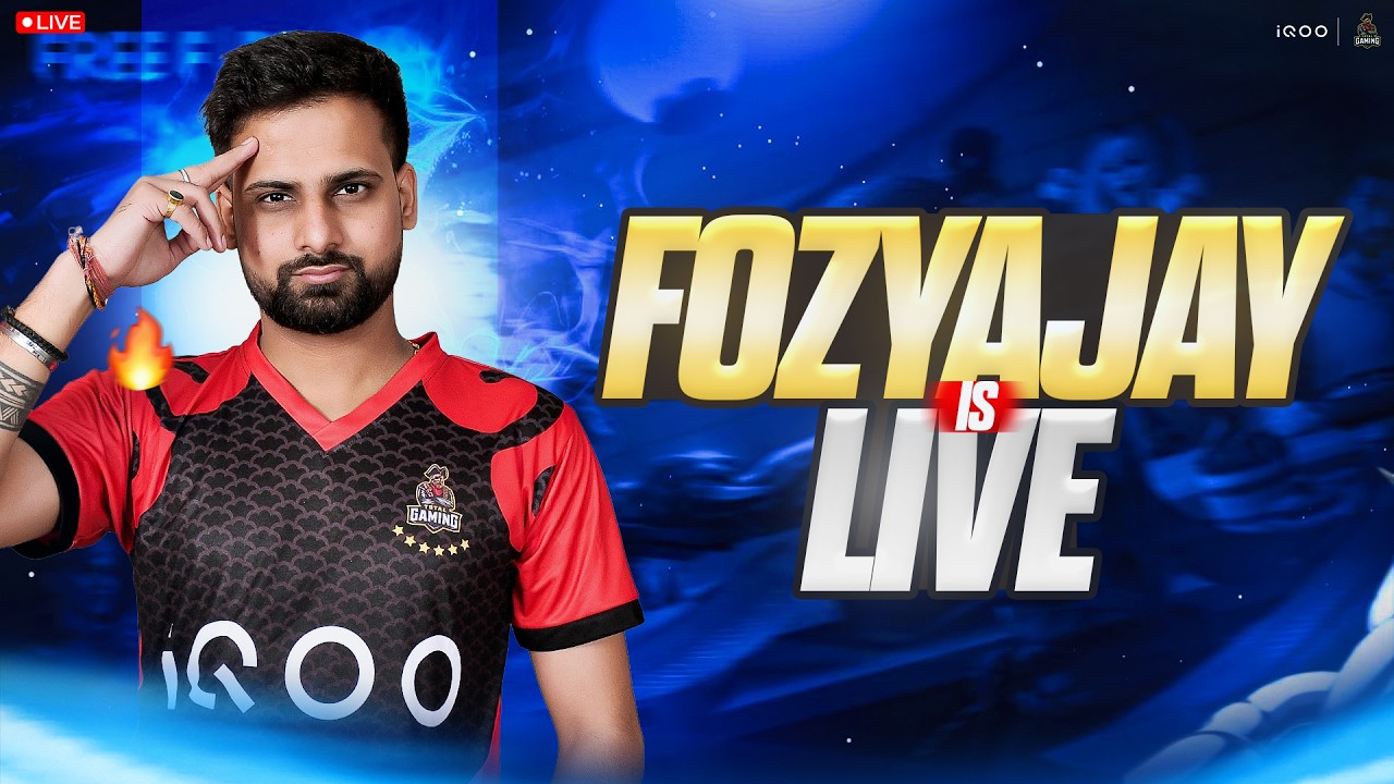 AAJAO DOSTO  LIVE  WITH  iQOOTG FOZYAJAY IS LIVE| #freefire #iQOOTG #iQOO15R