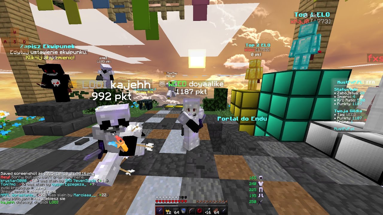 mustpvp.pl bicie leszczy po kasku
