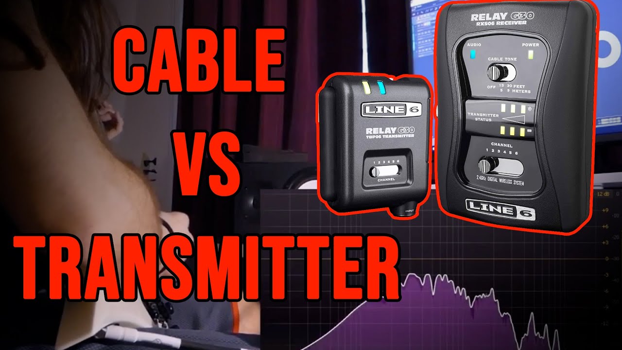 Cable vs Wireless Transmitter | Line 6 G30 Wireless vs Diago Solderless vs Basic Cable
