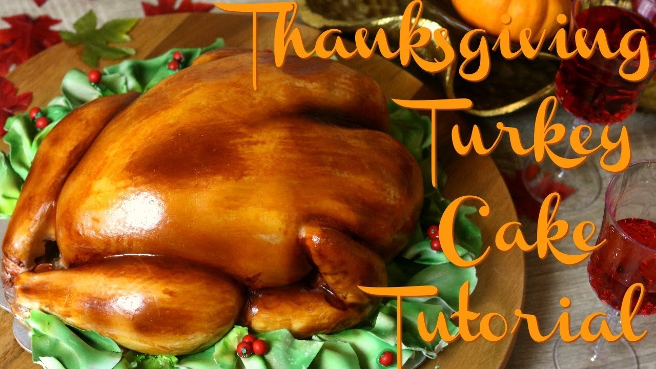 THANKSGIVING TURKEY CAKE TUTORIAL || Janie's Sweets