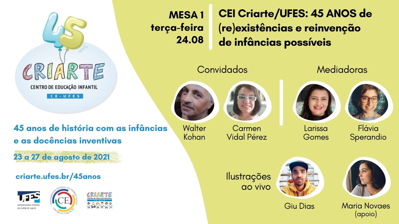 CEI Criarte/UFES: 45 ANOS | MESA 1