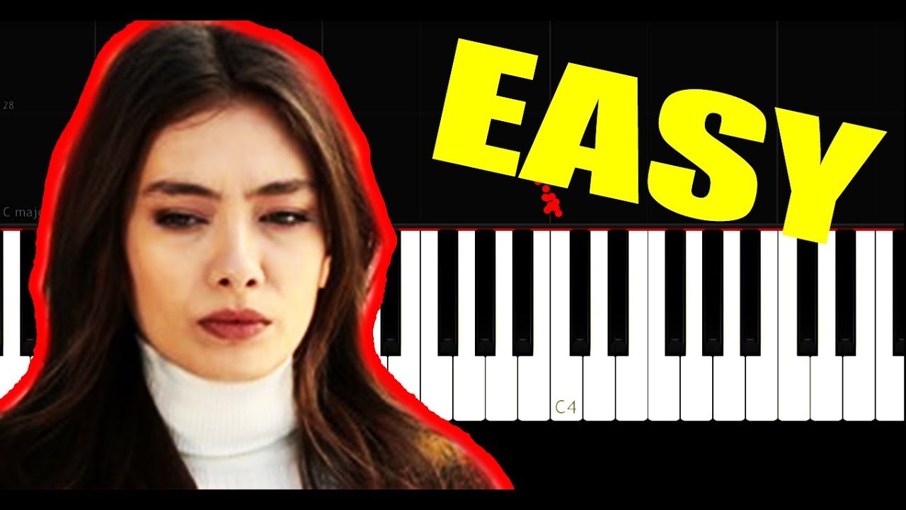Kara Sevda - Canım Yanıyor - Easy Piano Tutorial by VN