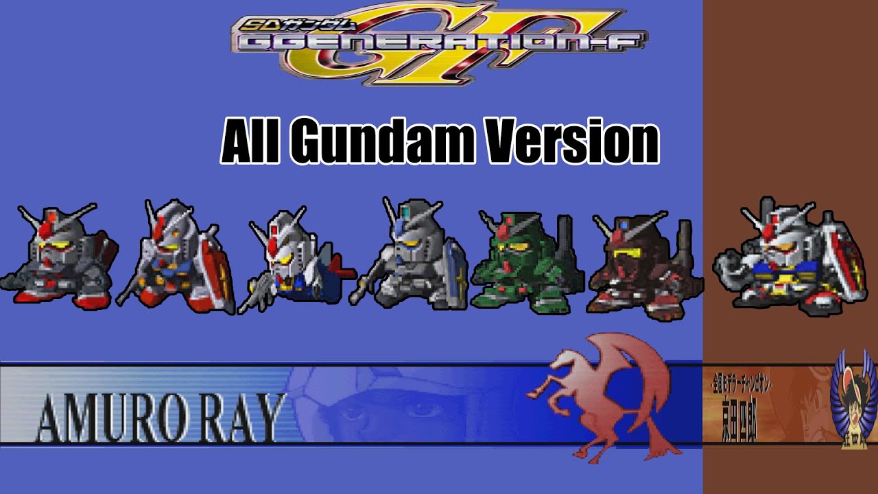 [ENG Sub]SD Gundam G Generation F - Gundam All Ver  Attacks
