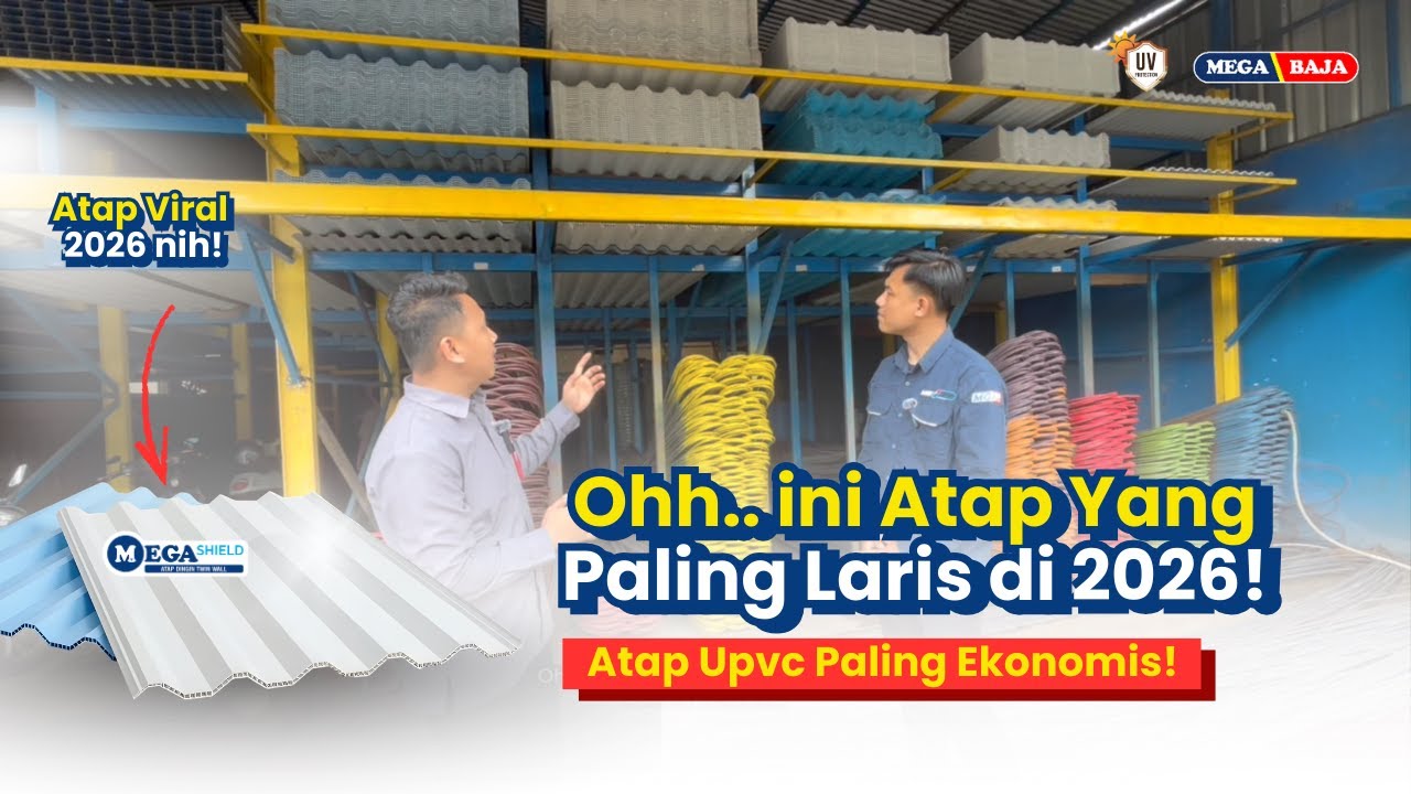 Rekomendasi Atap UPVC Terbaru 2026  -  Dingin, Kuat & Awet!