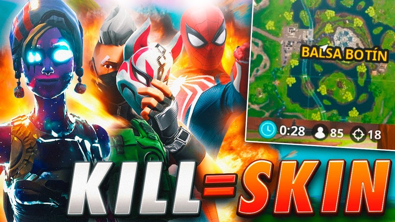 HACKER Me REGALA una SKIN HACKEADA por Cada KILL que Me Haga en Fortnite (Demasiadas SKINS...)