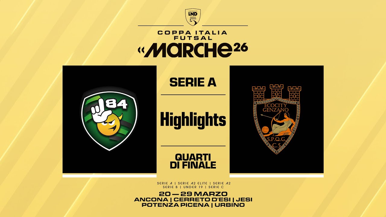 L84 Torino-Ecocity Genzano 7-6 (a.t.r.) | Goals and highlights | Coppa Italia 25/26 | Quarterfinals