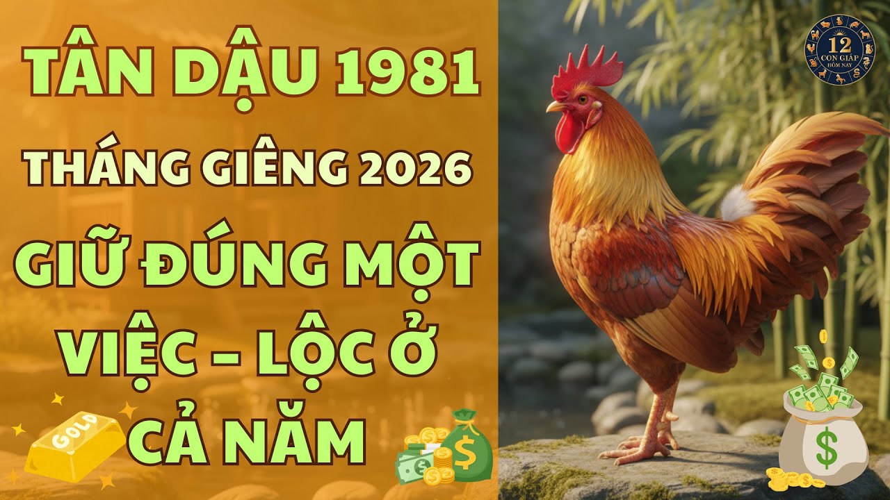 🐓 Tân Dậu 1981 Tháng 1 Âm 2026 Giữ Được Một Việc, Lộc Ở Cả Năm 