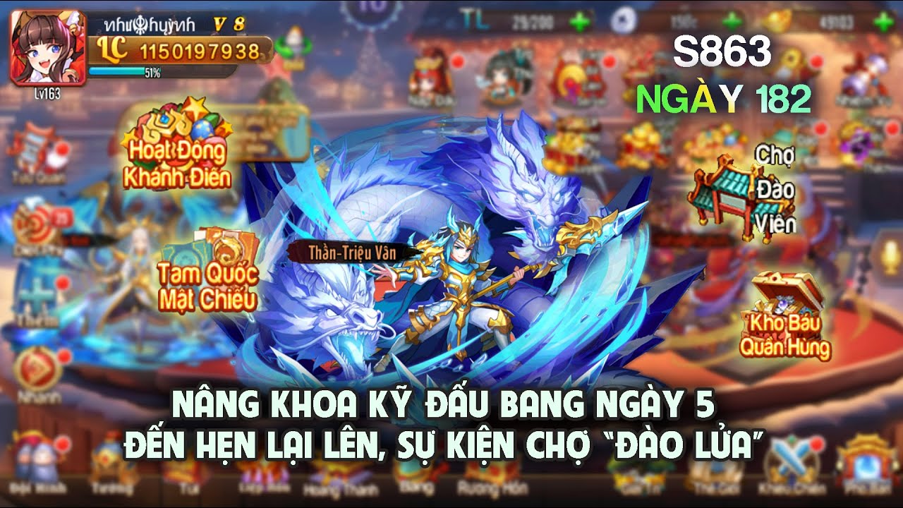 OMG 3Q S863 Ngày 182  - NÂNG KHOA KỸ ĐẤU BANG NGÀY 5ĐẾN HẸN LẠI LÊN, SỰ KIỆN CHỢ “ĐÀO LỬA”