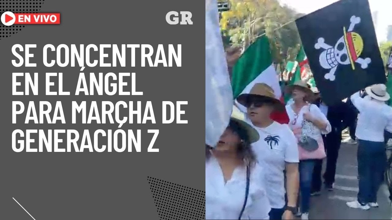 Arranca Marcha Generación Z en CDMX