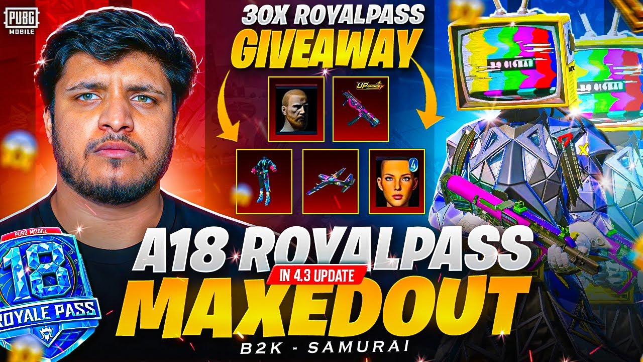 NEW ROYAL PASS MAXED | PLAYING PUBG MOBILE 4.3 UPDATE WITH 100 RP SUIT | SURPRISE  REWARDS