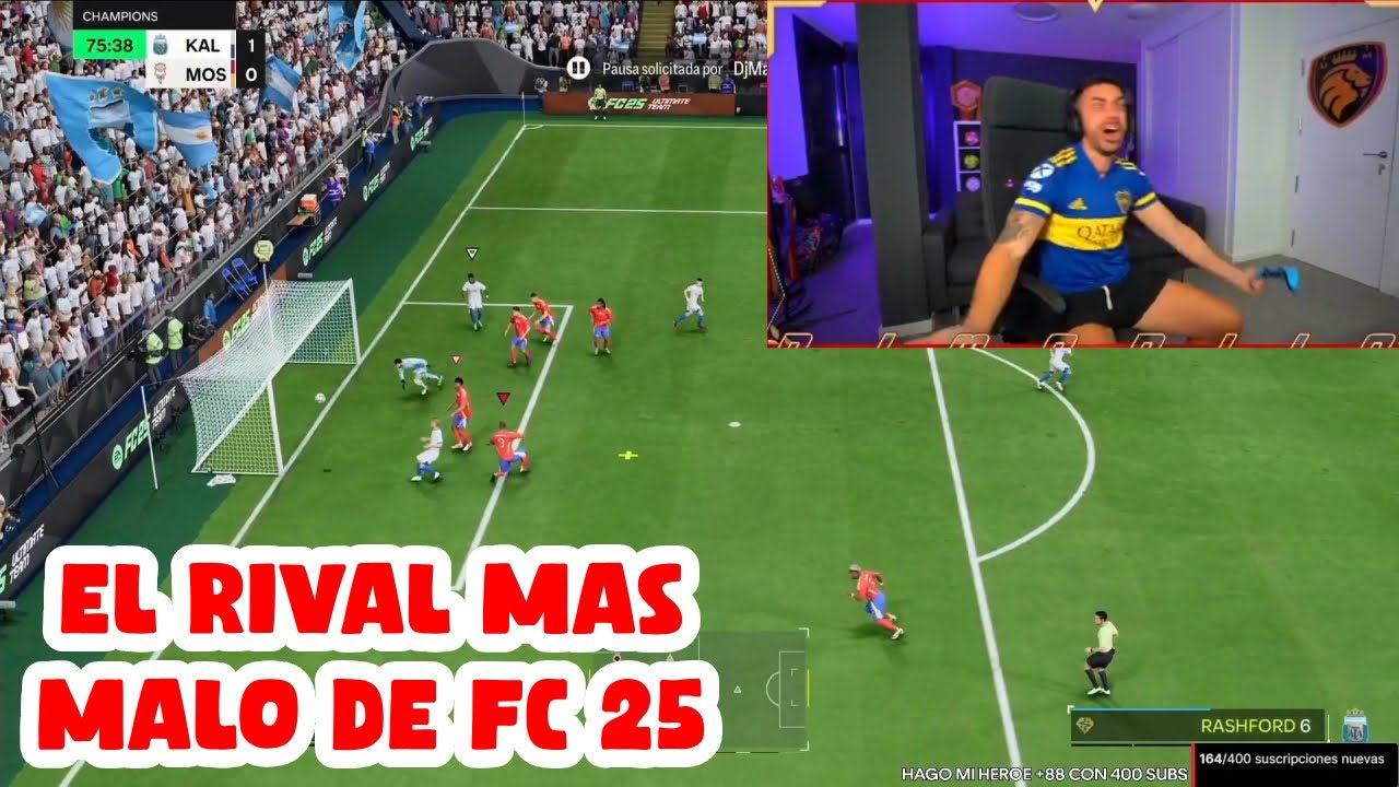 DjMaRiiO PIERDE CONTRA EL RIVAL MAS MALO DE FC 25😂