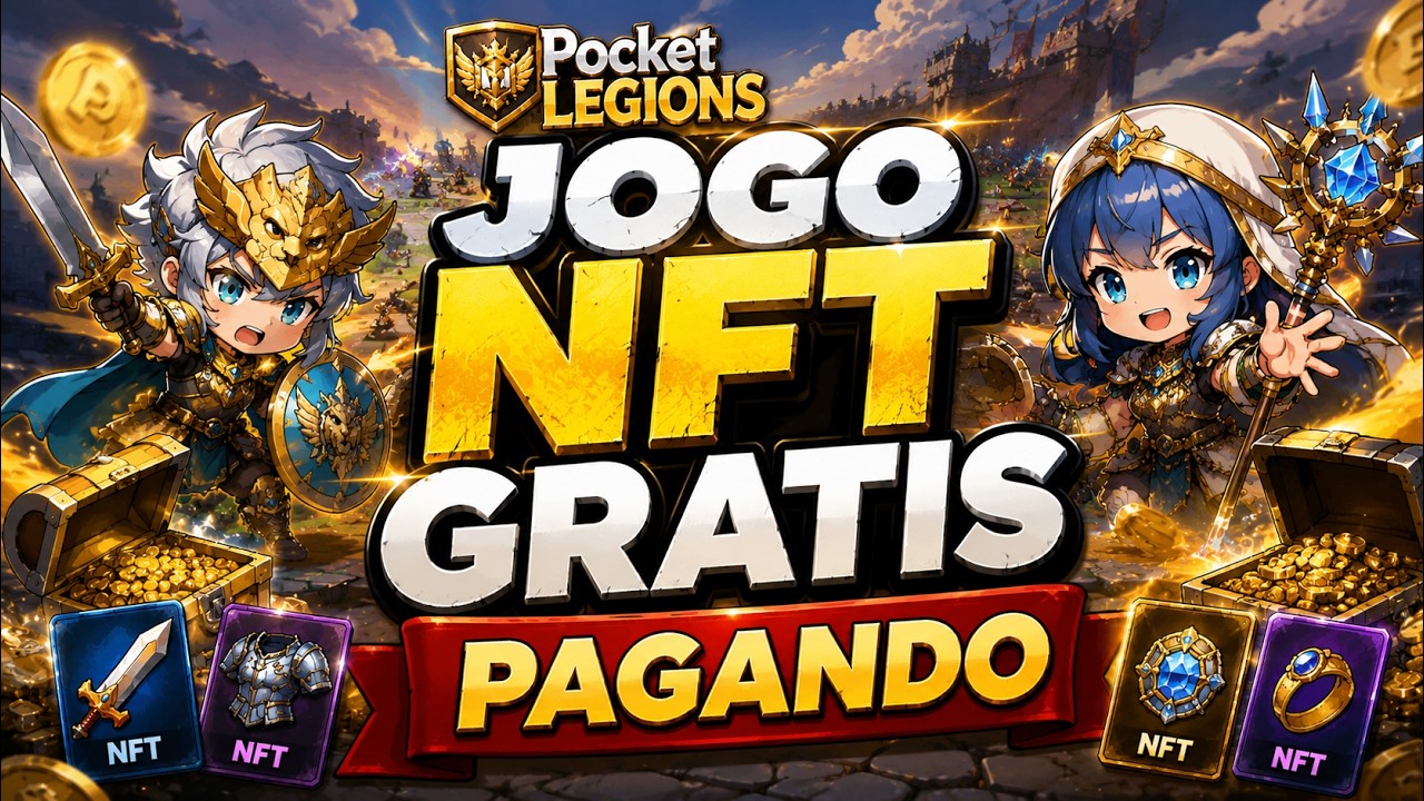 JOGO NFT GRATIS PAGANDO TOKENS E NFTS - Pocket Legions