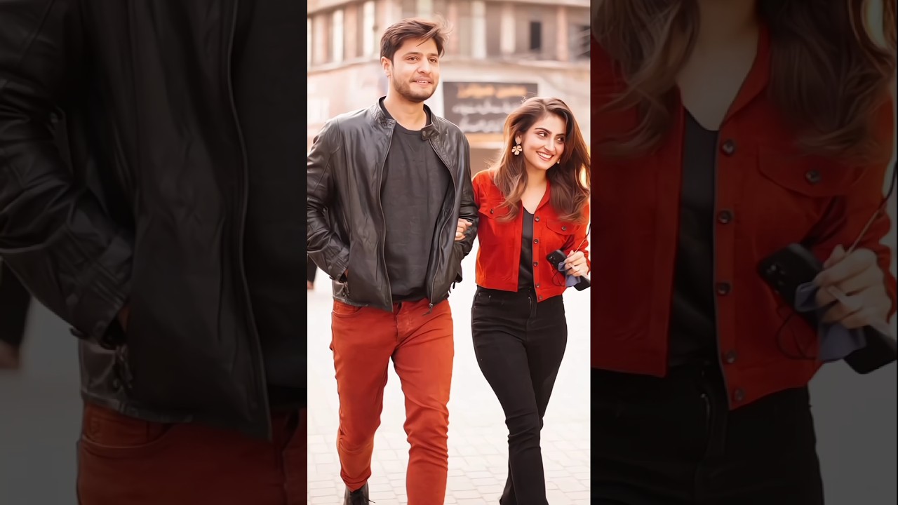 Cute Couple Arez Ahmed & Hiba Bukhari #arezahmed #hibabukhari #couple #trending #shorts