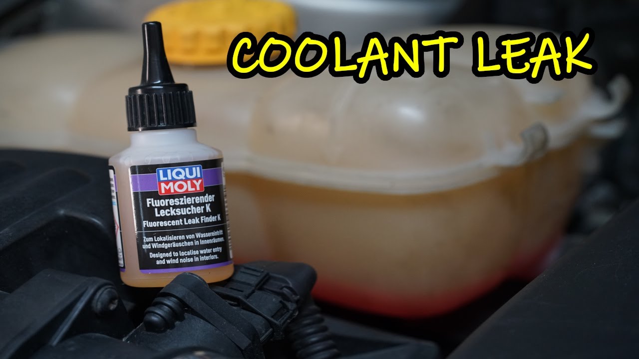How to find a car coolant leak with UV dye | Liqui Moly Leak Finder