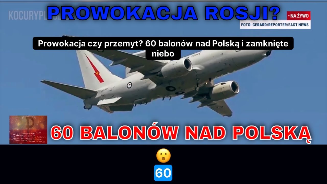 Prowokacja czy przemyt? 60 balonów nad Polską i zamknięte niebo