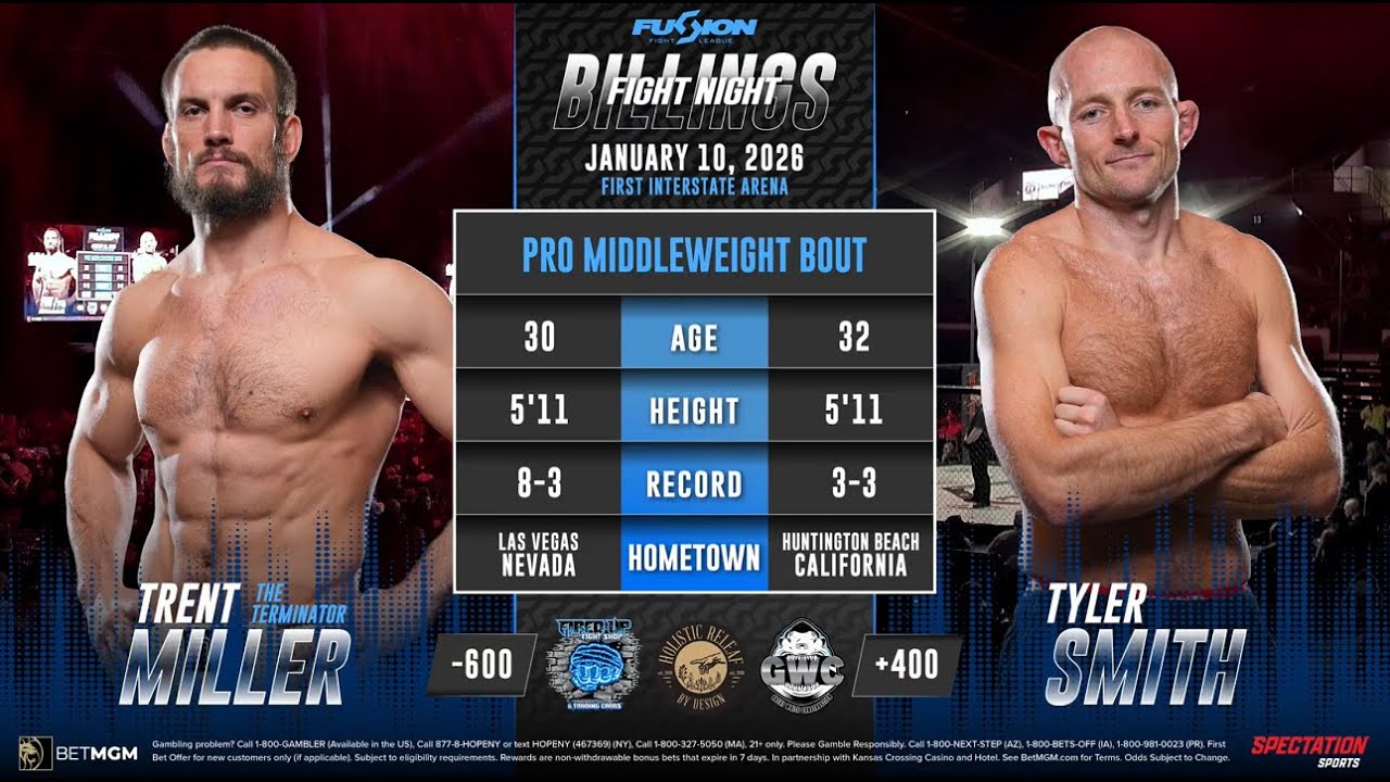 trent Miller vs. Tyler Smith  - Fusion Fight League: Smith vs Miller