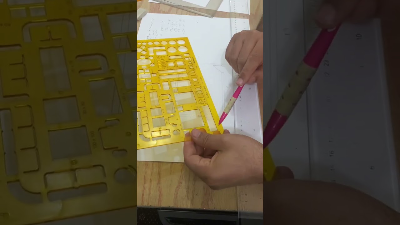 رسم مسقط افقى لغرفة وتوزيع الاثاث
