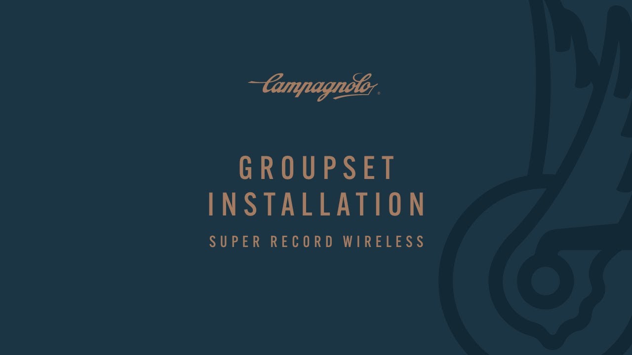 Super Record Wireless Groupset installation