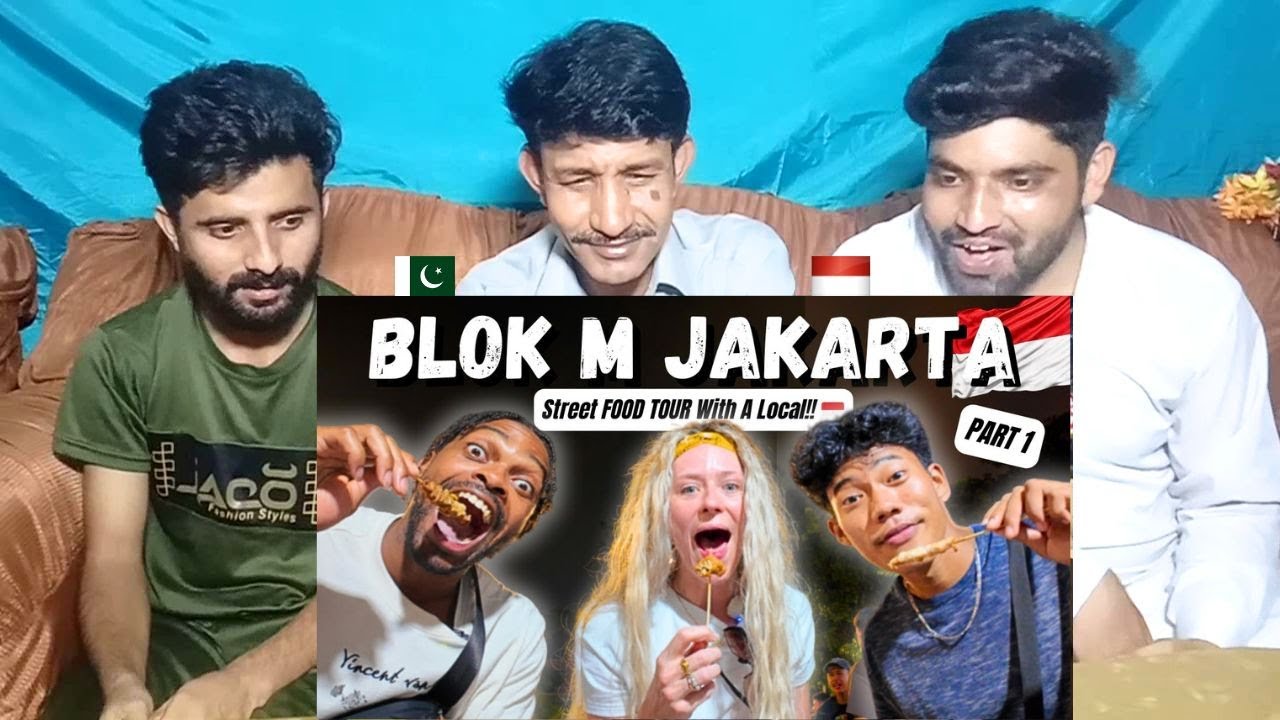 Ultimate Indonesia STREET FOOD Tour Jakarta  BLOK M With A Local 🇮🇩 😍 |  Pakistani Reaksi | D-R-RUE
