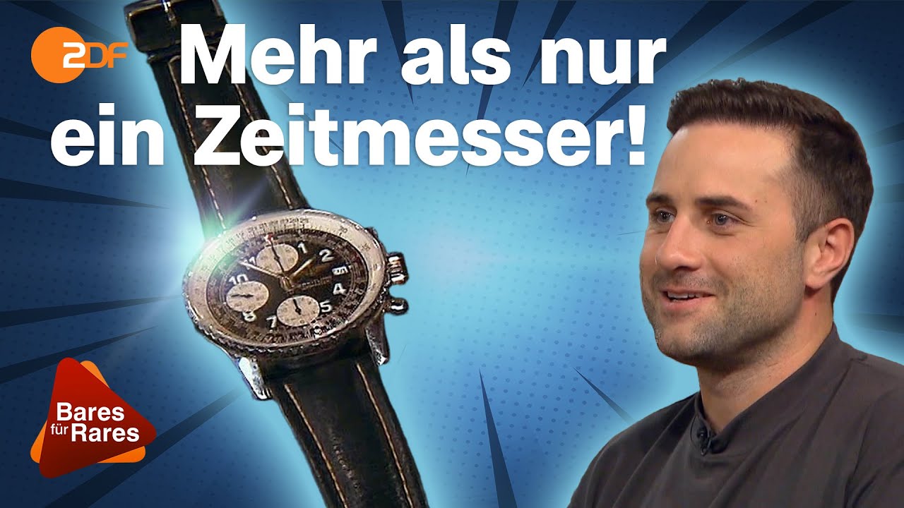Prächtige Pilotenuhr: Luxusuhr von Breitling hat versteckte Features im Gepäck | Bares für Rares