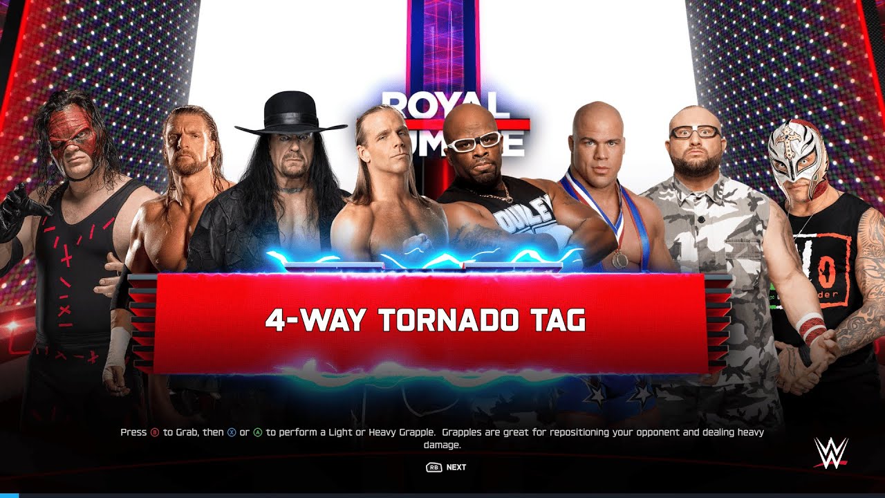 DX GENERATION VS BROTHERS  OF DESTRUCTION VS DUDLEY BOYS VS KURT ANGLE AND REY MYSTERIO | WWE 2K25