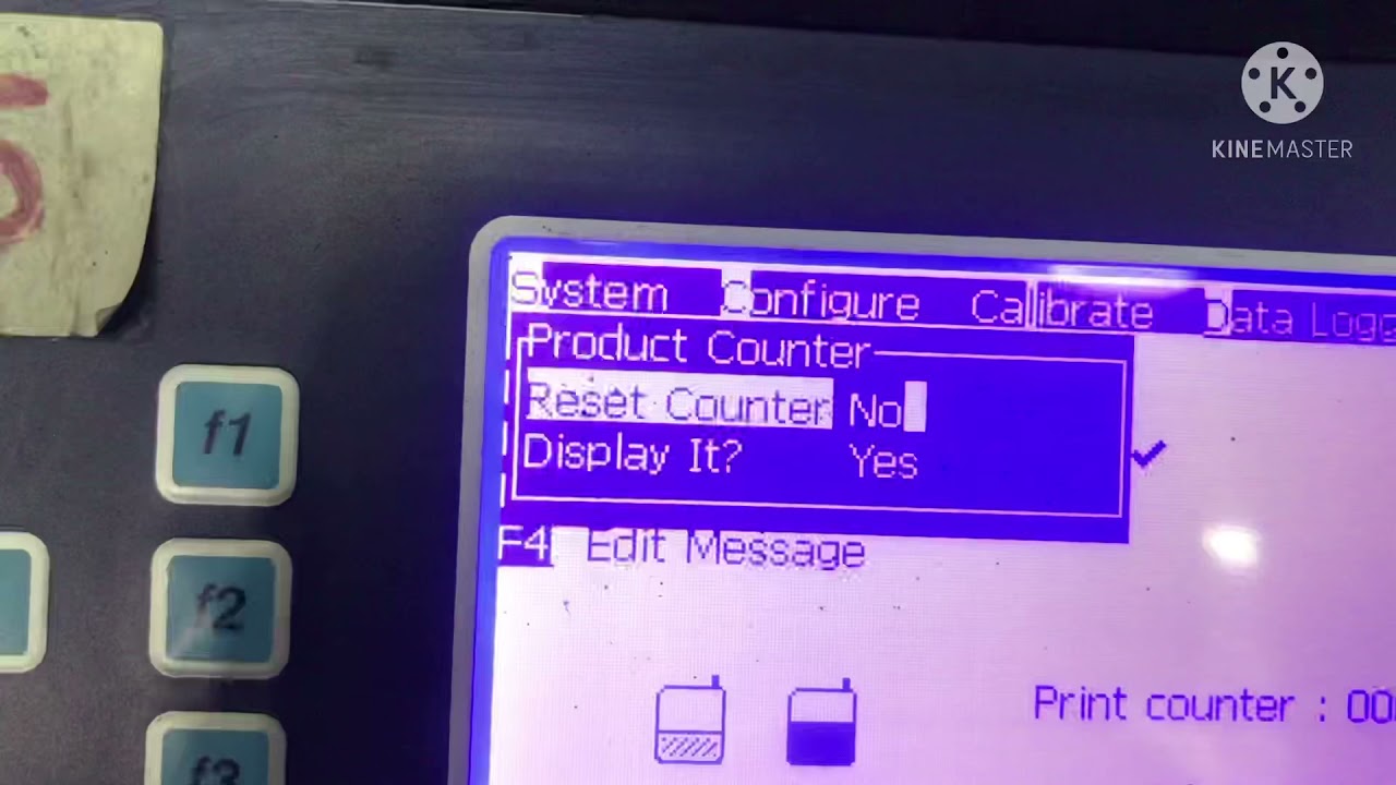 #VIDEOJET 1620uhs. How to make continues print.