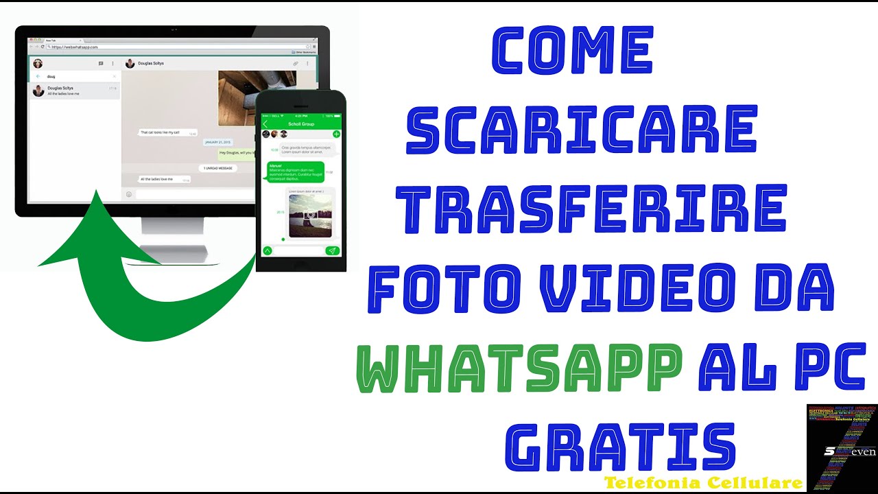 Come Scaricare Foto Video da WhatsApp al PC GRATIS