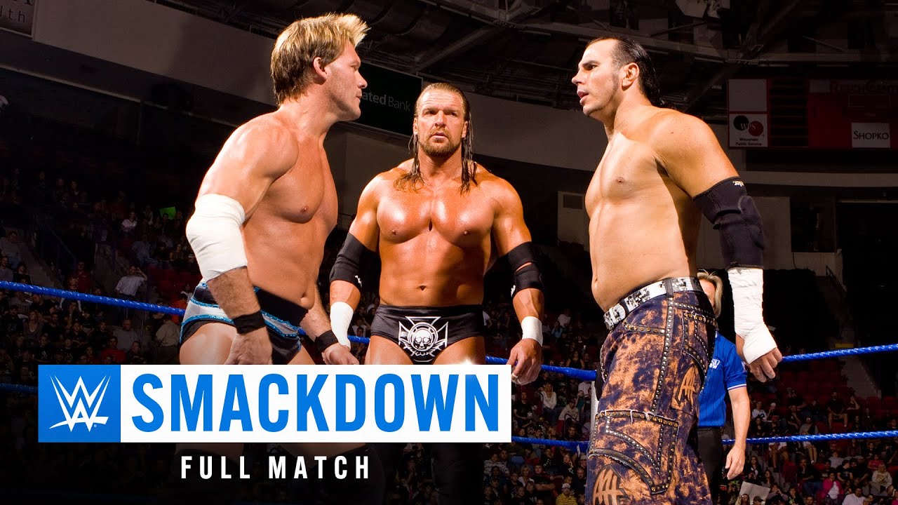 FULL MATCH: Triple H vs. Chris Jericho vs. Matt Hardy | Triple Threat Match: Oct. 3,  2008
