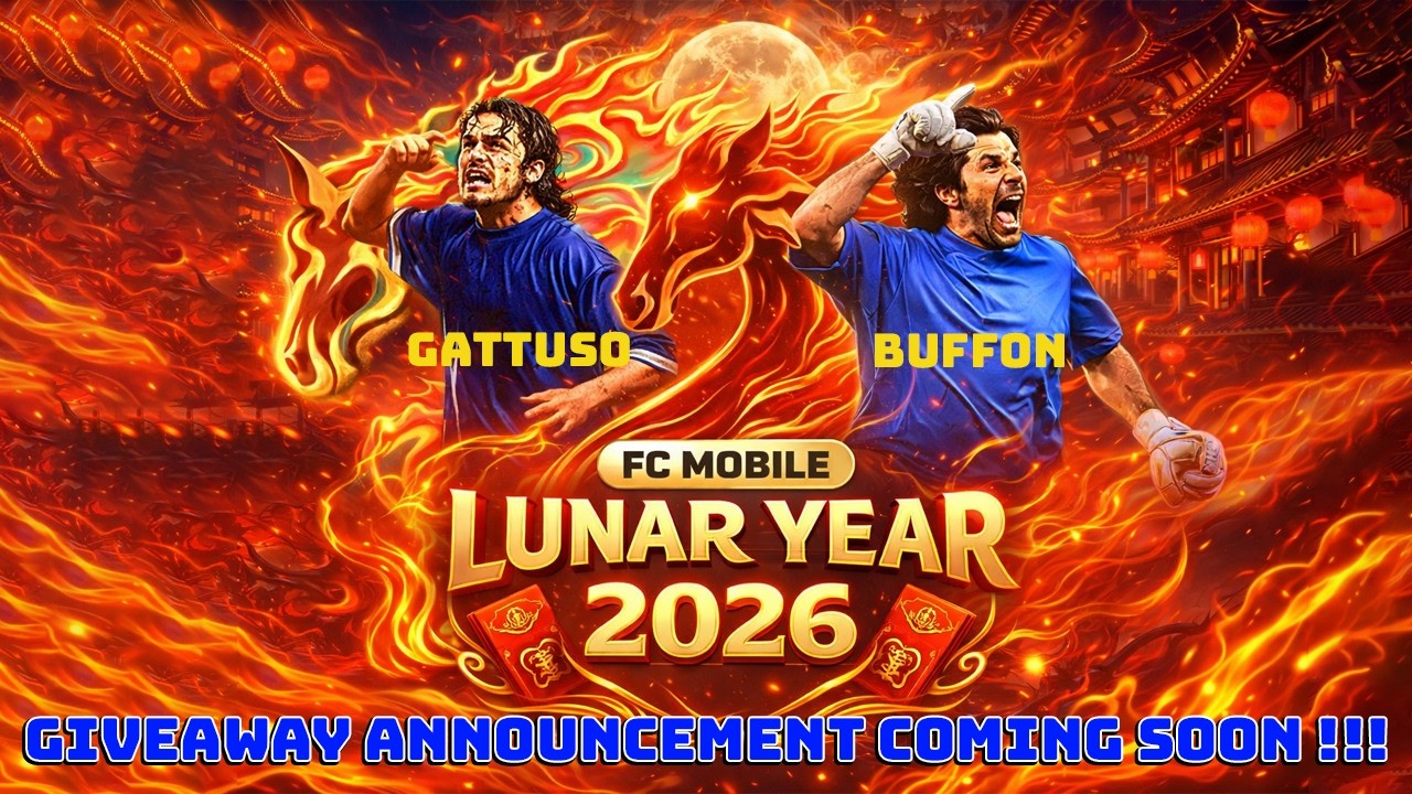 FC Mobile 2026 Giveaway Announcement Coming Soon !!! (Horizontal)