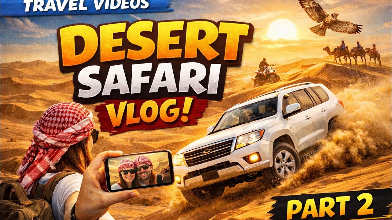 Desert Safari Vlog Part -2  #desertsafari #uae #abudhabi #viral #travelwithme #treding #tredingvideo