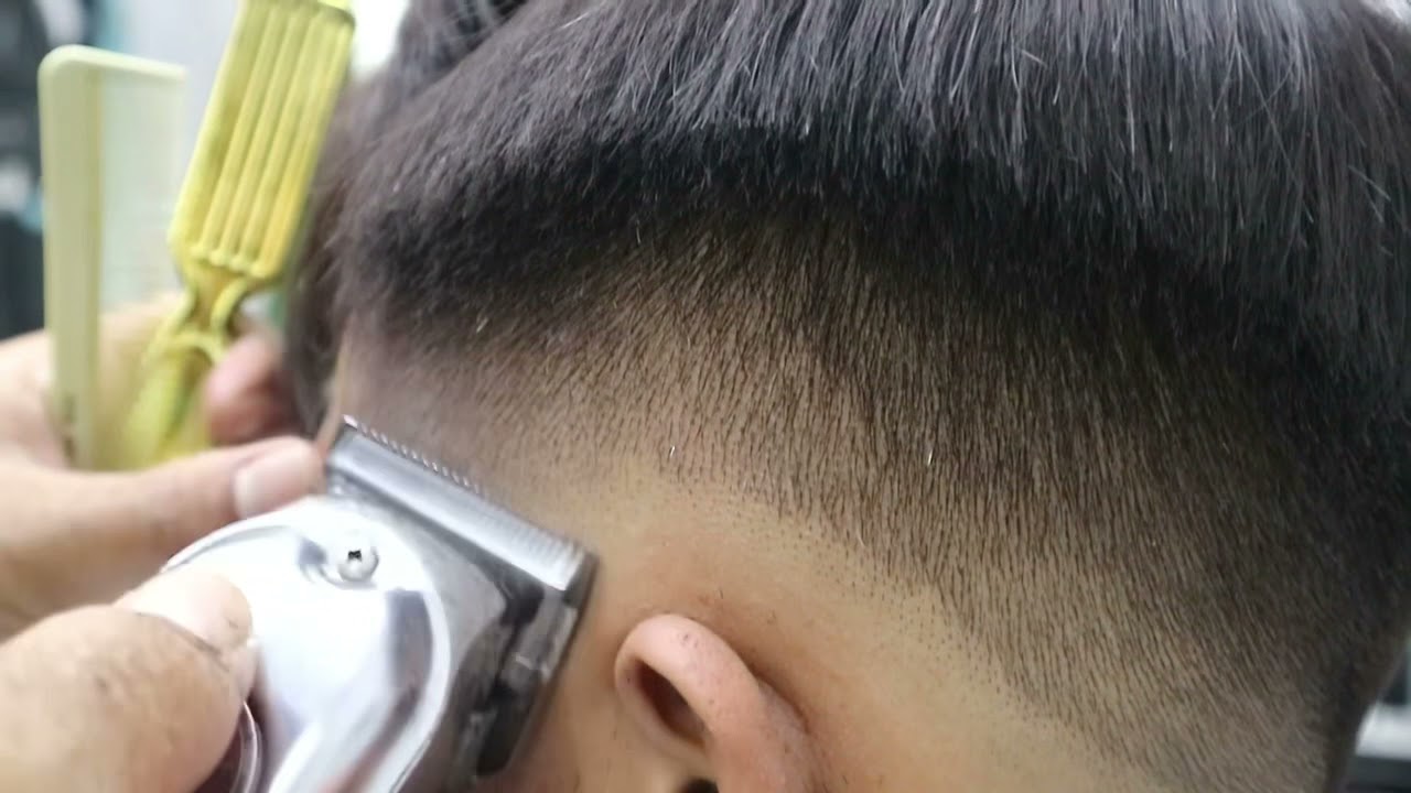 Mencukur tanpa menggunakan alas // free hand // fade culture // fade detail