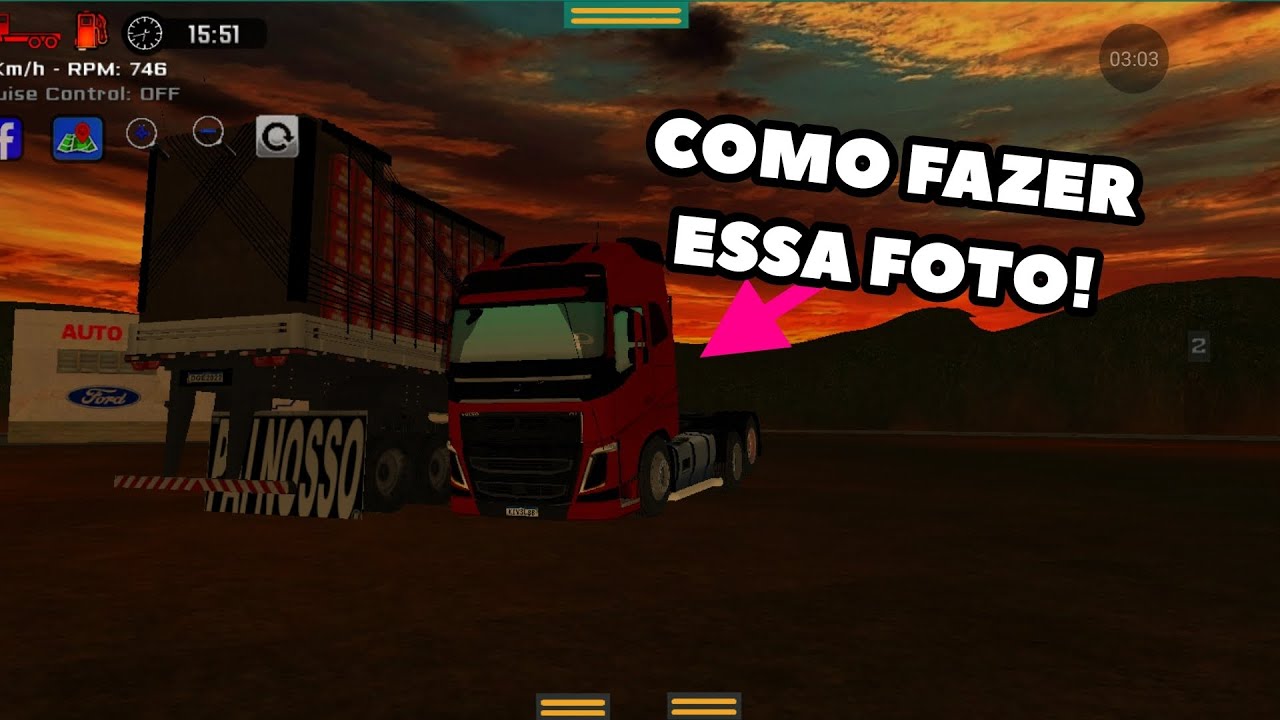 Como fazer foto do caminhão do lado da carga no GTS 1