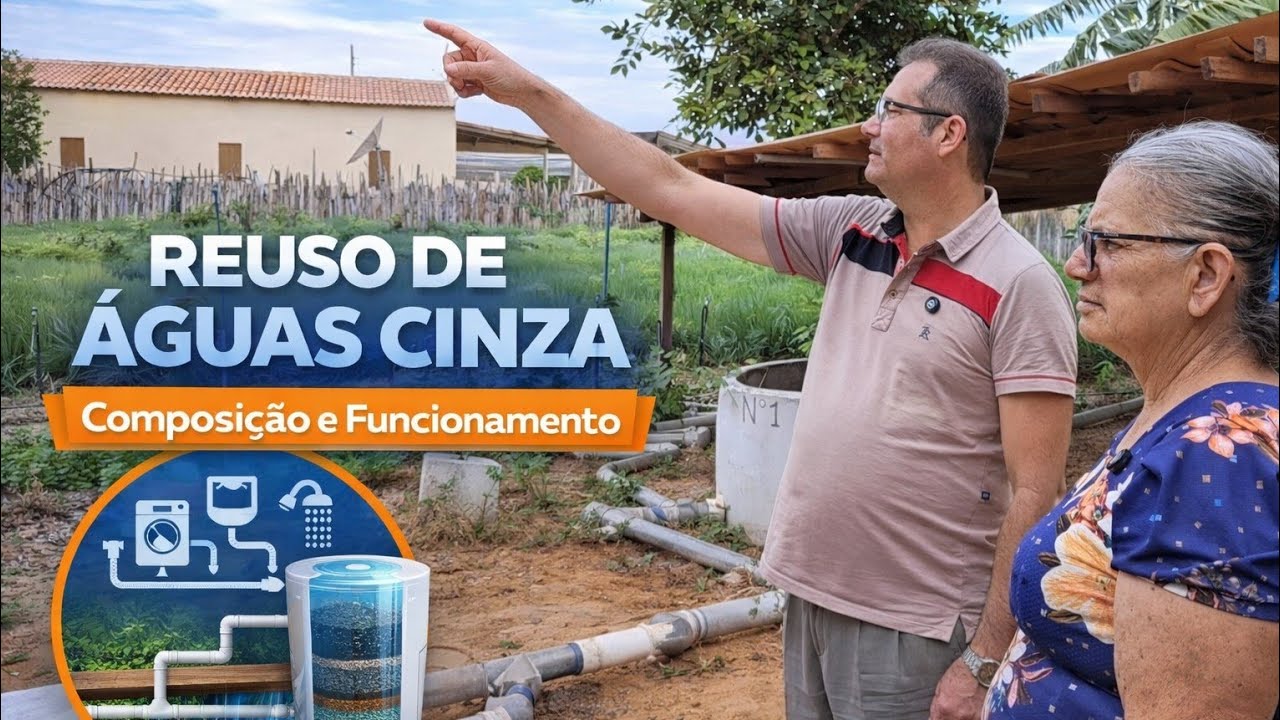 Reúso de águas cinza - Composição e funcionamento do Bioáqua Familiar