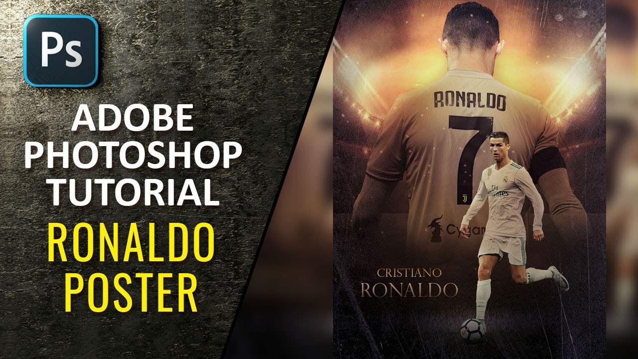 Ronaldo Poster - Adobe Photoshop Tutorial