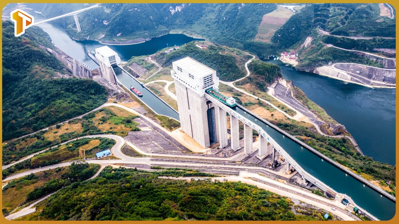 China Cut a Mountain in Half to Build Massive Ship Lift No One Thought Possible