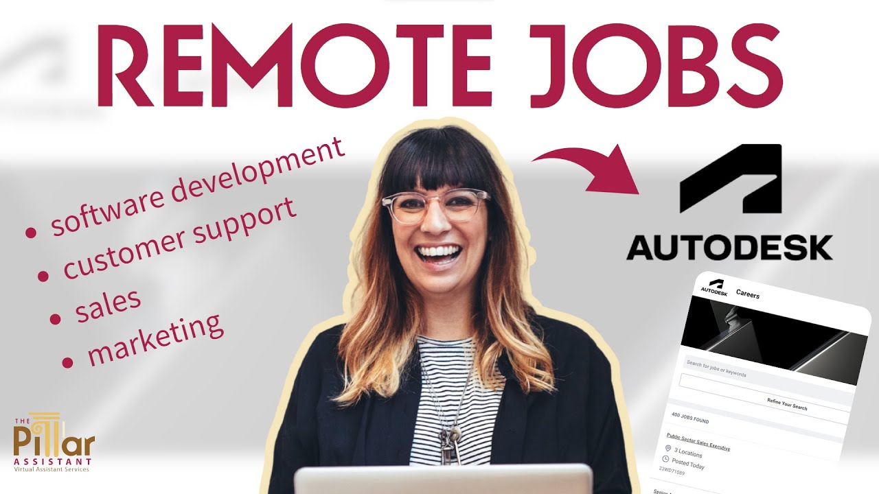 REMOTE JOBS That Pay Well | Autodesk | BEST PLACES TO WORK