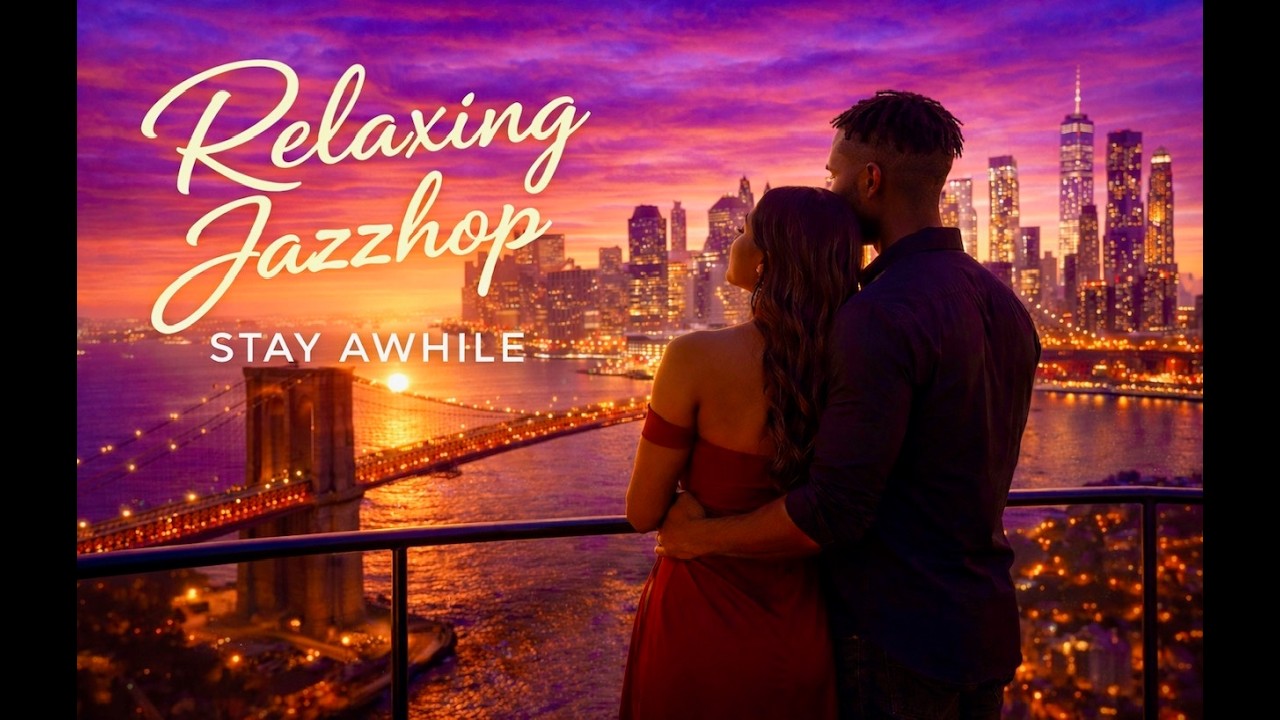 Jazzhop Nights ❤️ Romantic LoFi Jazz for Love, Relaxation & Late Night Vibes
