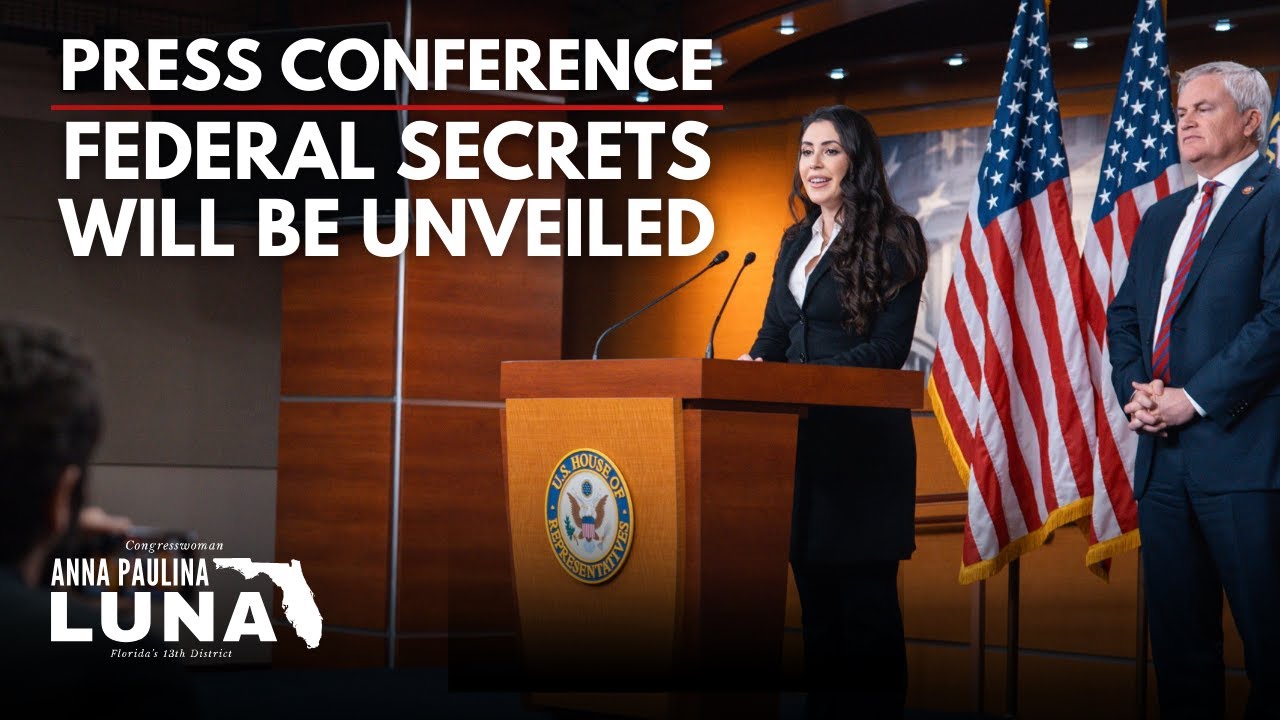 Rep. Luna Holds Press Conference to Announce Task Force on the Declassification of Federal Secrets