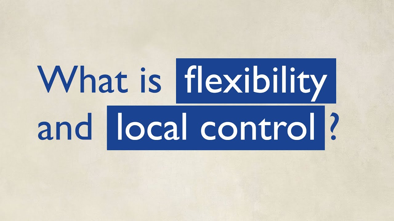 TCDRS: Flexibility and Local Control