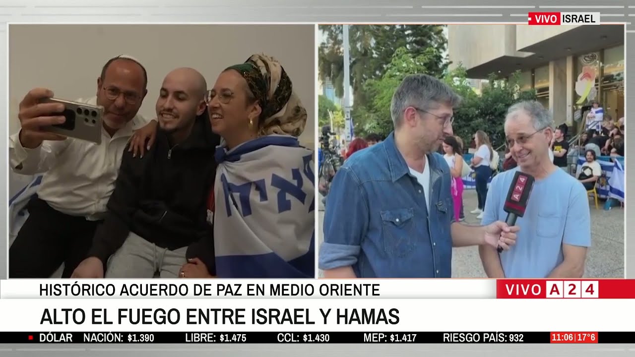 🔴 ALTO EL FUEGO ENTRE ISRAEL Y HAMAS EN MEDIO ORIENTE: HISTÓRICO ACUERDO DE PAZ