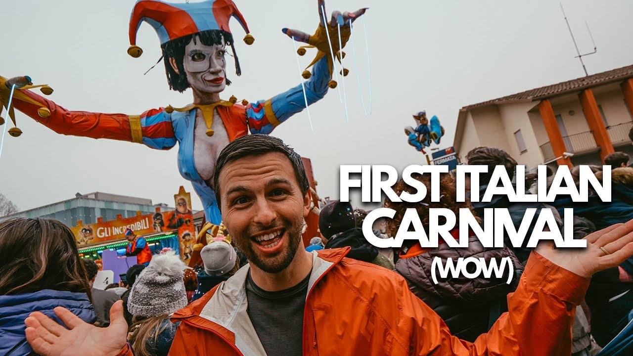 Carnival in Italy for the first time