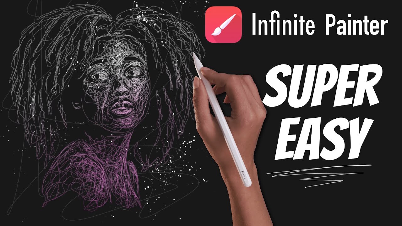Портрет в стиле Doodle — урок №4 по Infinite Painter