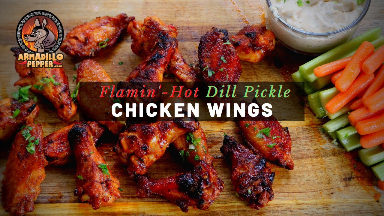 Flamin' Dill Pickle Chicken Wings Recipe | On ASMOKE Portable Pellet Grill