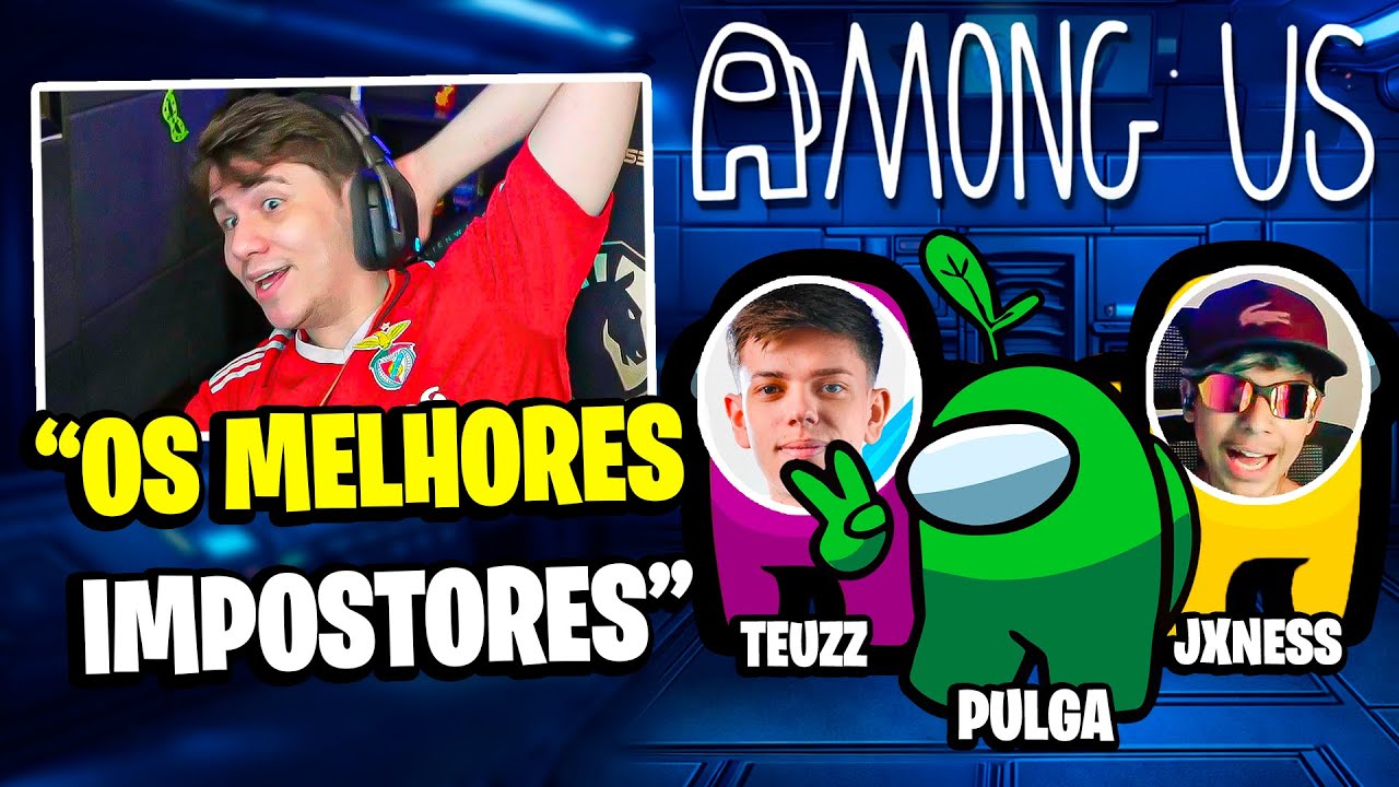 ENGANOU TODOS! PULGA JOGA AMOUNG DOS PROS