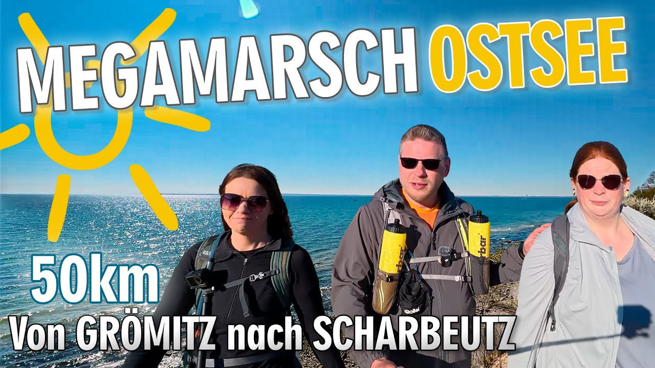 Megamarsch Ostsee 2025 🐟 50km 🏖️ Grömitz - Scharbeutz