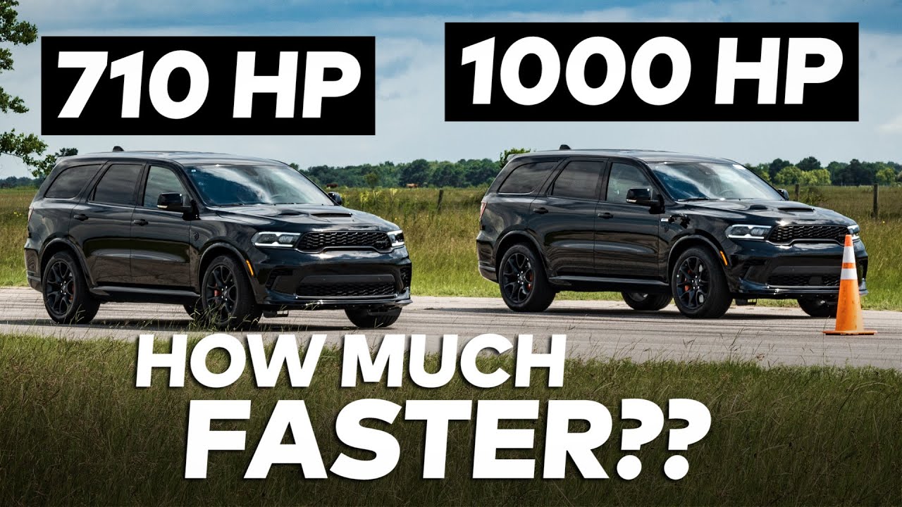1000-сильный Hellcat Durango против 710-сильного Hellcat Durango // СРАВНЕНИЕ ДРЭГ-РЕЙСОВ!