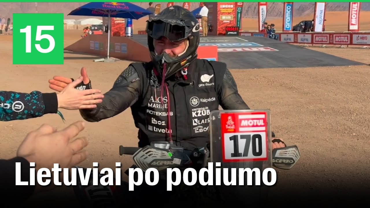 Lietuviai po prologo Dakare mėgavosi podiumu