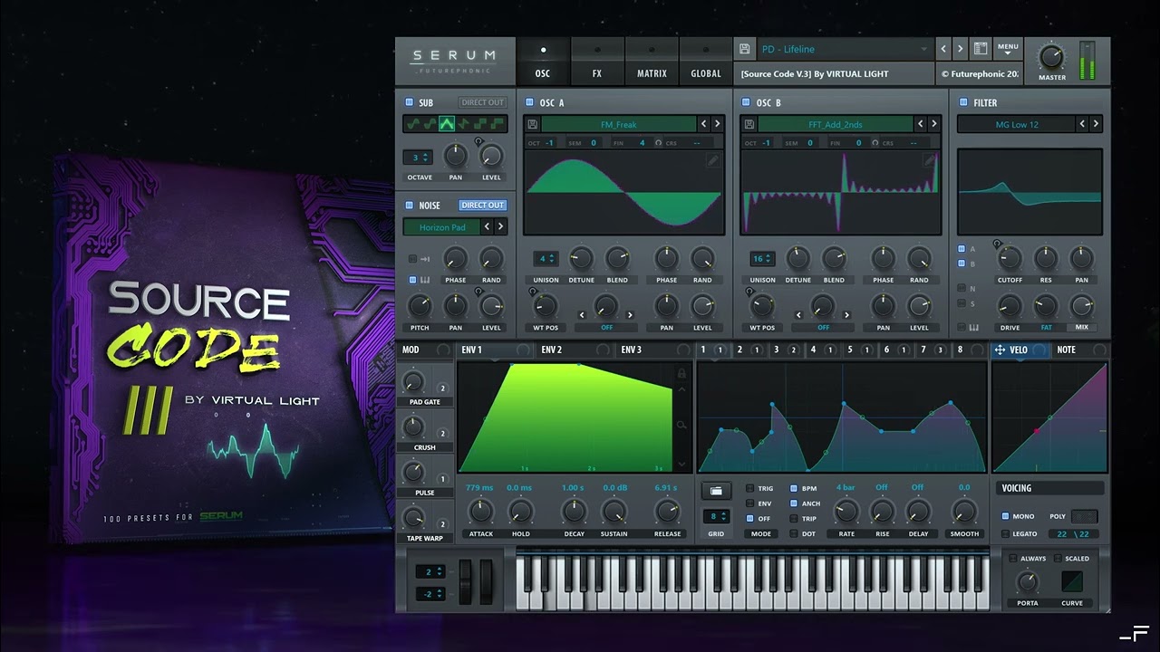 SOURCE CODE 3.0 - Serum Presets By Virtual Light