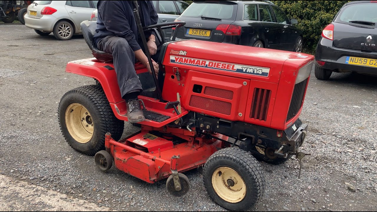 Yanmar YM14 Diesel Ride-on Mower for Auction - Lot 302 - 16/10/20